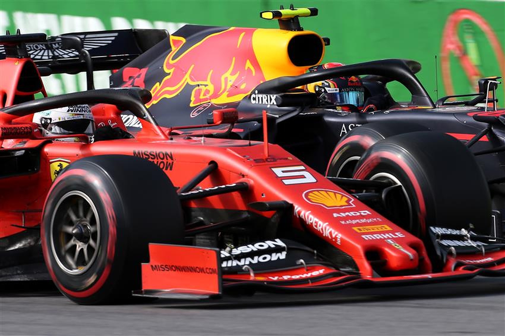 Sebastian Vettel and Alex Albon 2019 - Formula1News.co.uk